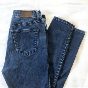 Madewell 10” High Riser Skinny Skinny Jeans Sz 27